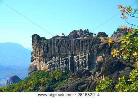 Varlaam Monastery With A Fabulous Scenery And Very Rich Of Religious Art