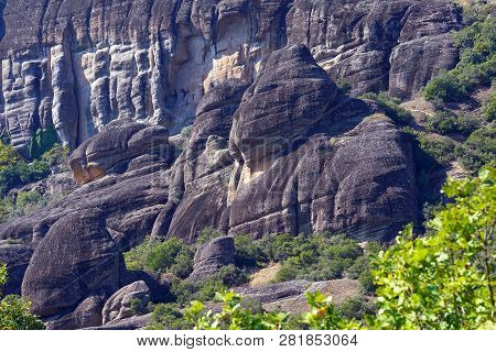 Typical And Suggestive Rock Formations That Can Be Admired In Meteora