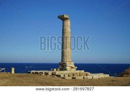 Archaeological Area Of Capo Colonna, Crotone - Calabria, Italy