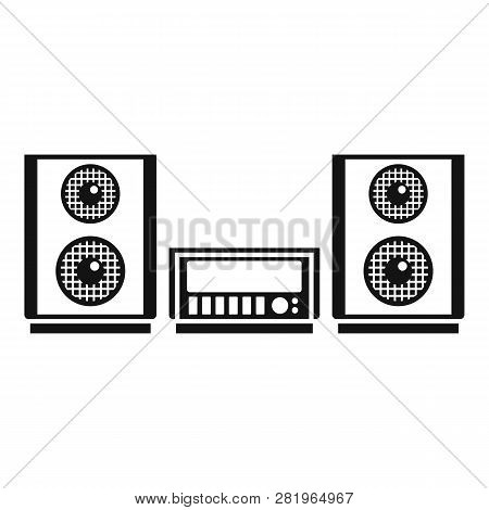 Digital Stereo System Icon. Simple Illustration Of Digital Stereo System Vector Icon For Web Design 