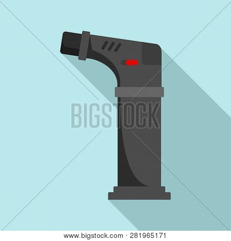 Modern Cigarette Lighter Icon. Flat Illustration Of Modern Cigarette Lighter Vector Icon For Web Des