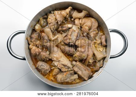 Cassoeula Cassola Pork Meat In A Casserole