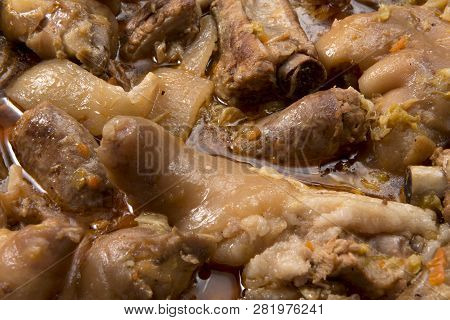 Cassoeula Cassola Pork Meat In A Casserole