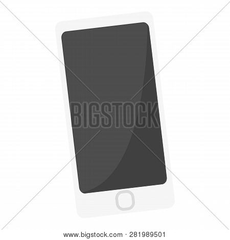 Modern Smartphone Icon. Flat Illustration Of Modern Smartphone Vector Icon For Web Design