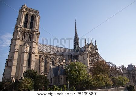 Notre Dame De Paris Cathedral. Paris. France.