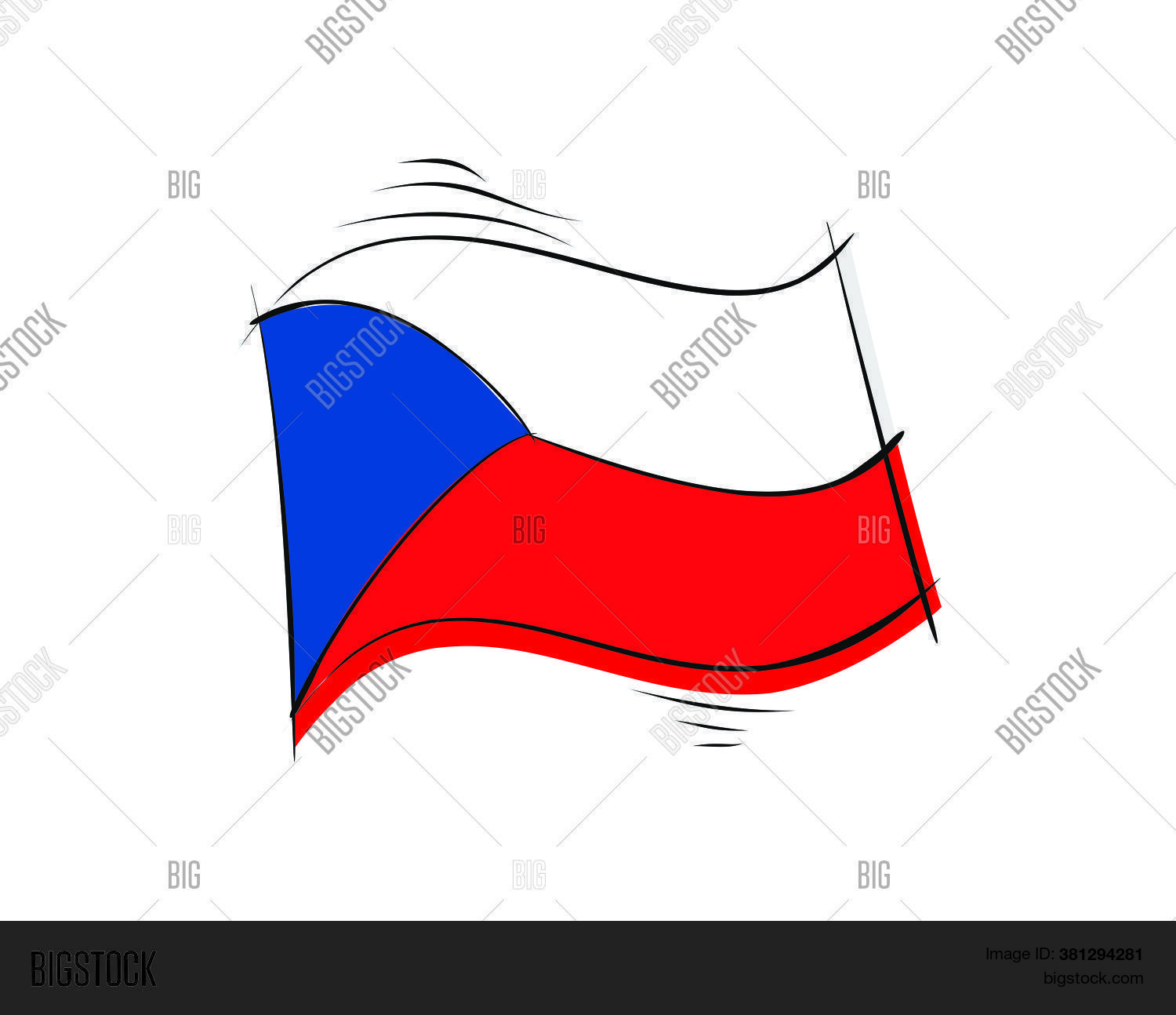 Czechoslovakia Flag Vector &amp; Photo (Free Trial) | Bigstock