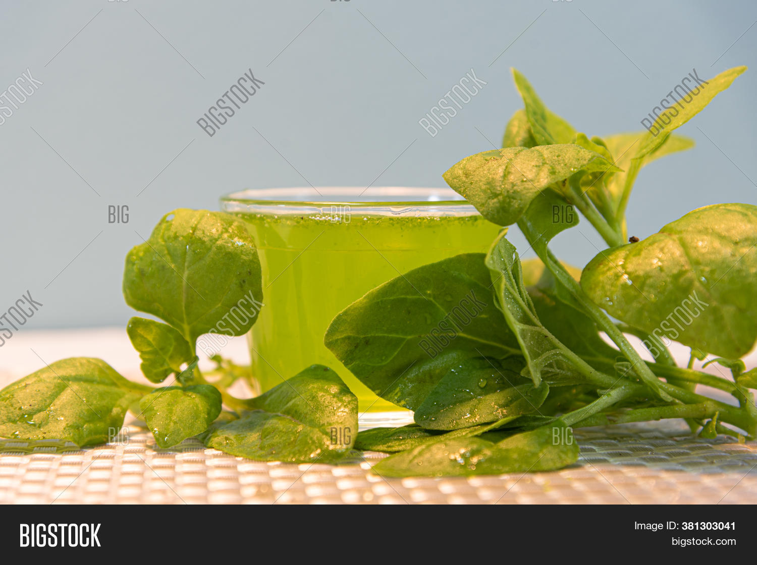 Spinach Detox Juice (( Image & Photo (Free Trial) Bigstock