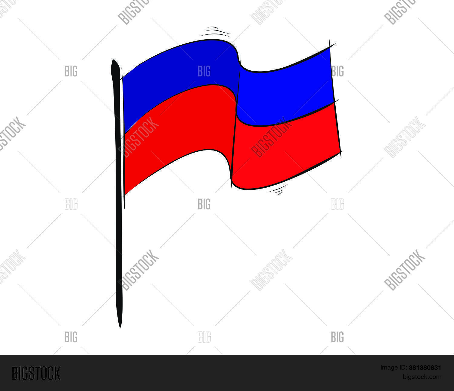 Haiti Flag On White Vector & Photo (Free Trial) | Bigstock