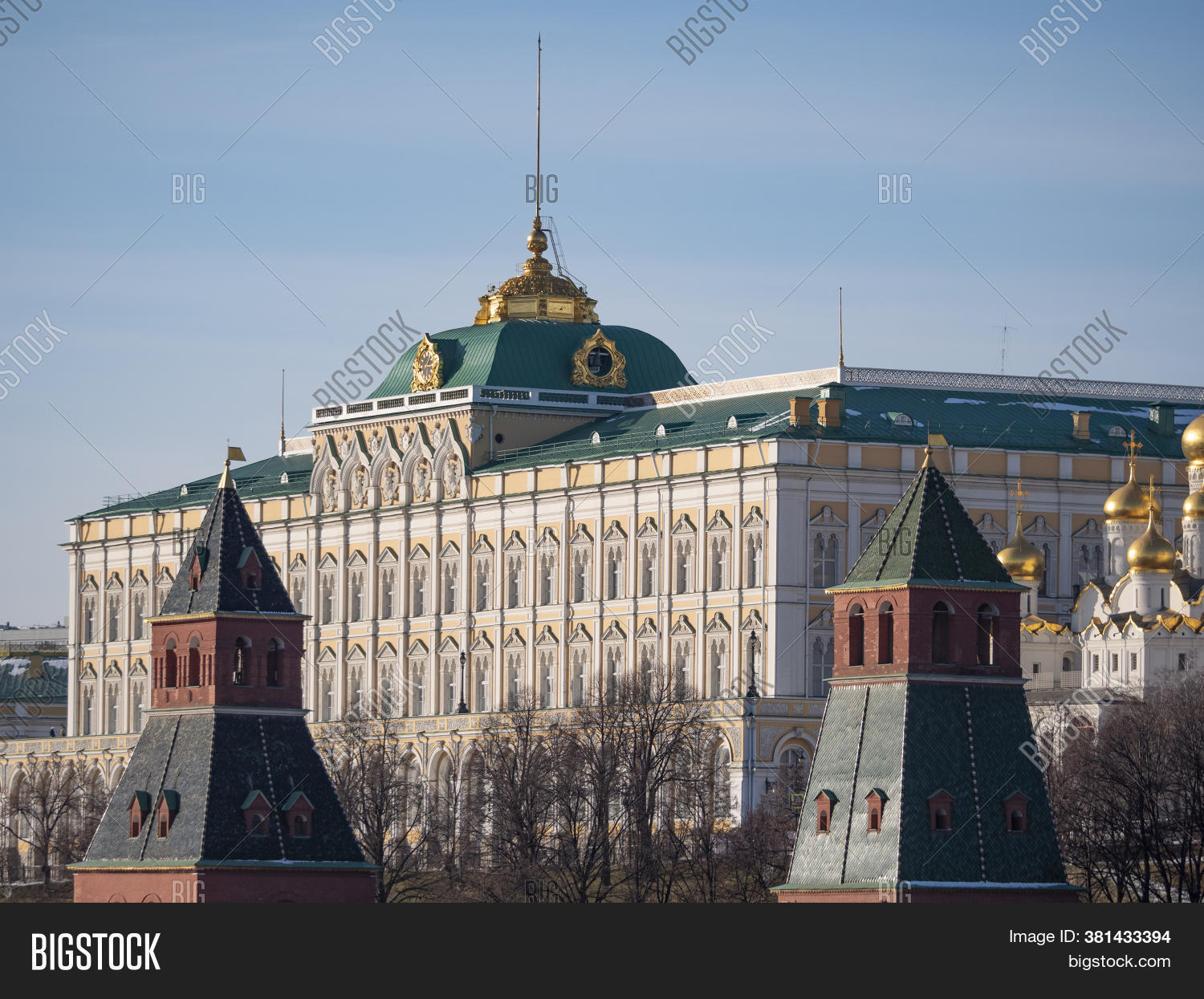 Moscow Kremlin Image Photo Free Trial Bigstock