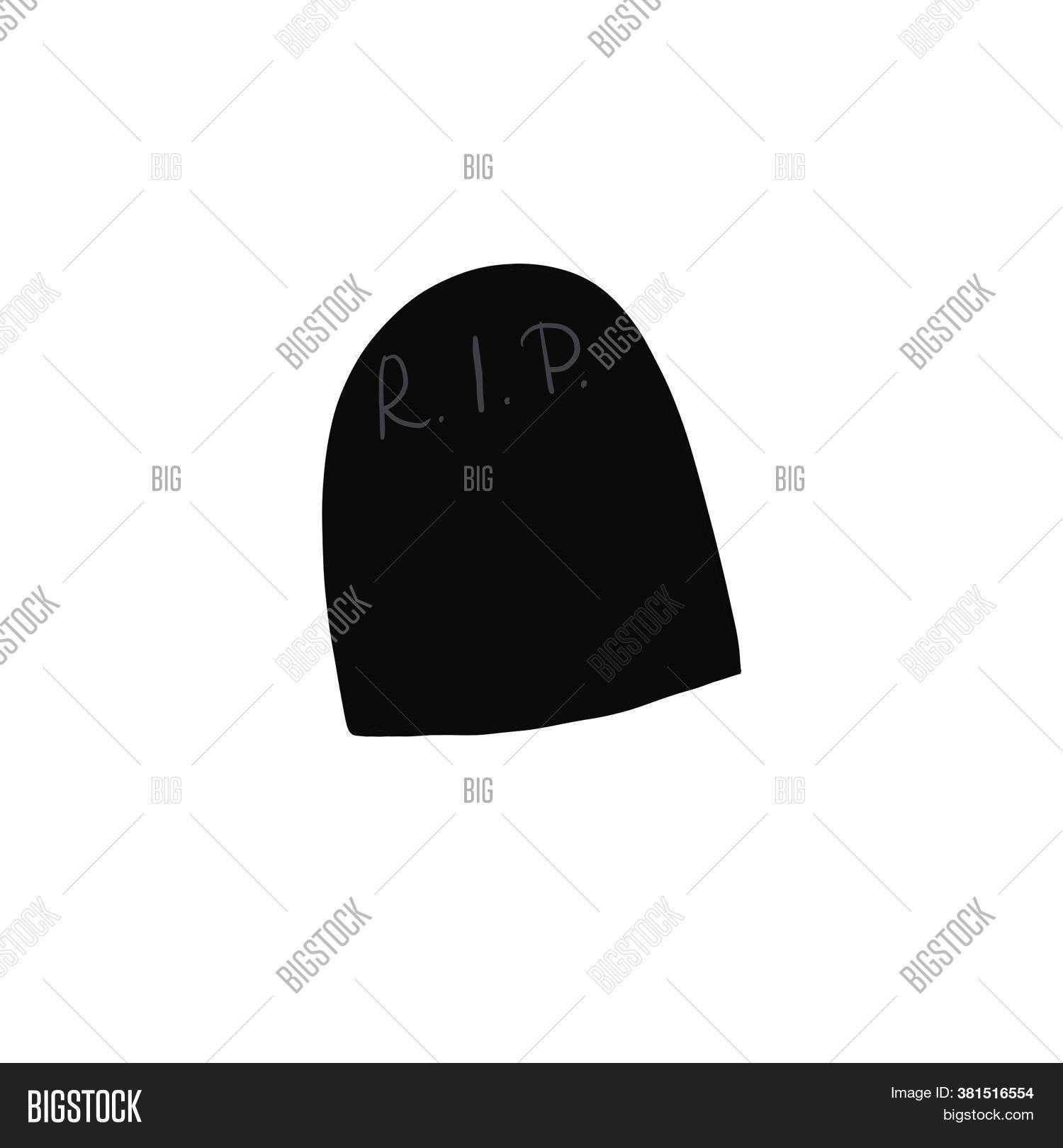Black Gravestone Rip Image & Photo (Free Trial) | Bigstock