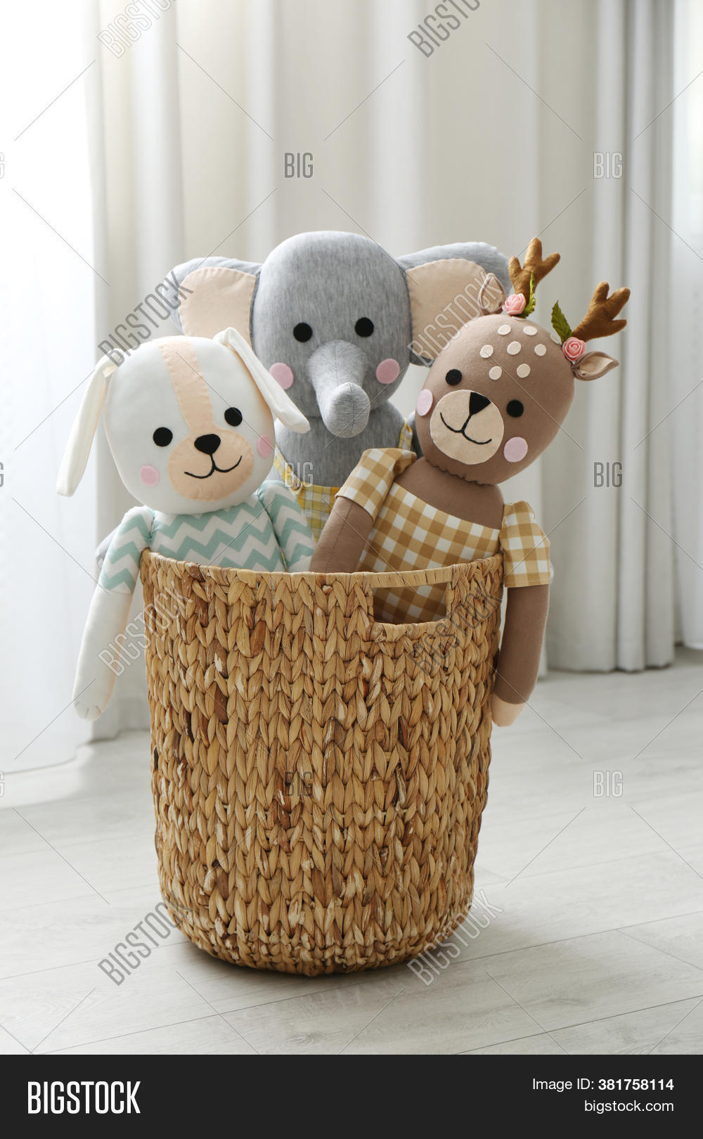 Funny Toys Basket On Image & Photo (Free Trial) Bigstock