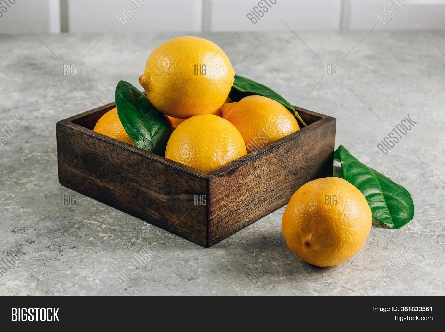 Fresh Lemons Old Box Image & Photo (Free Trial) Bigstock