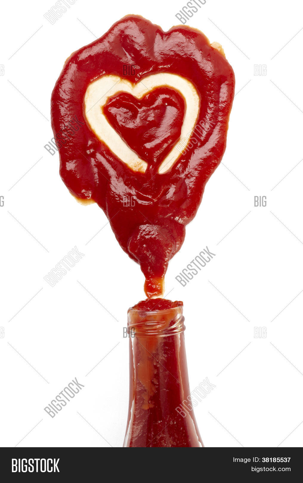 Ketchup Stain Heart Image & Photo (Free Trial) Bigstock