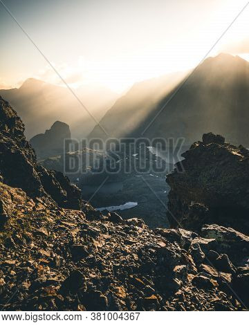 Morning Scenery In Austrian Alps - Klafferkessel Schladminger Tauern