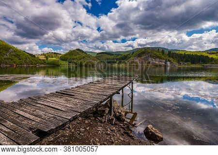 Radoinja Lake In Zlatibor Mountain In Southwestern Serbia
