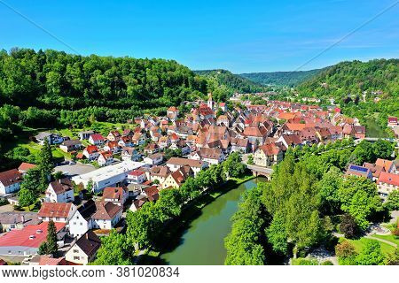 Townscape Of Sulz Am Neckar From Above