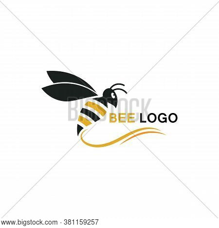 Bee Logo Template Vector Icon Illustration Design
