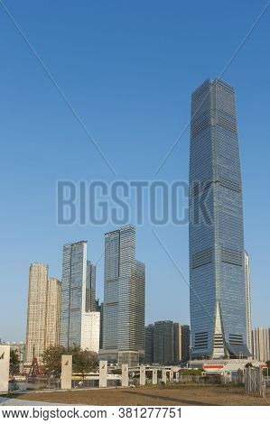 High Rise Modern Office Buiding In Hong Kong City