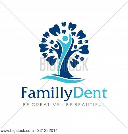 Dental Logo. Family Dental Logo Design Vector