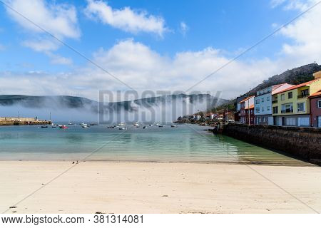 The Harbour Of O Pindo In Galizia