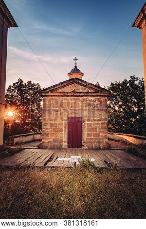 Calvary Is 398 M Above Sea Level A High Hill And A Place Of Pilgrimage In The District Of Litomerice