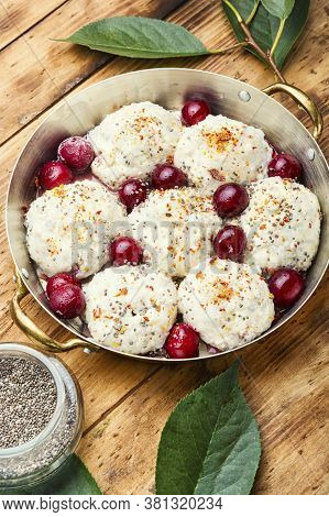 Delicious Sweet Cherry Dumplings