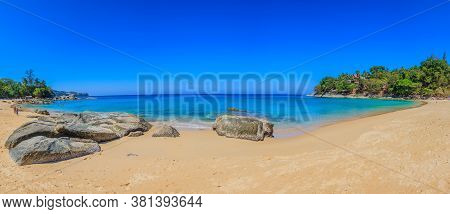 Panoramic View Of Leam Sing Beach On Phuket Island