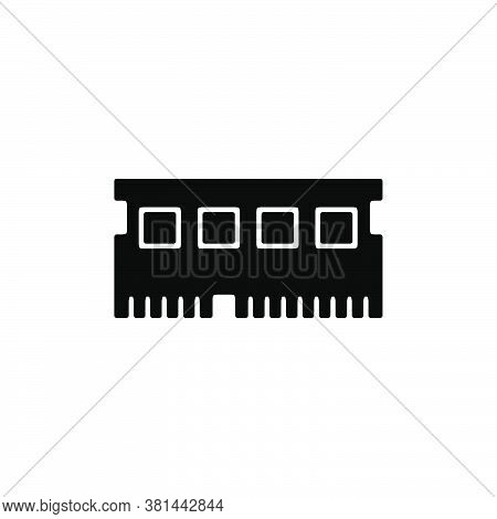 Memory Pc Icon. Vector Design Template