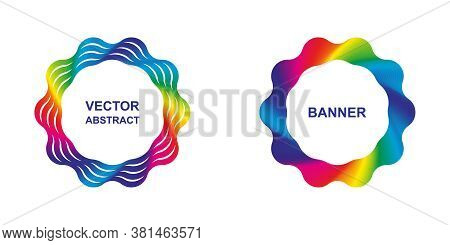 Design Elements. Ring Circle Elegant Frame Border.