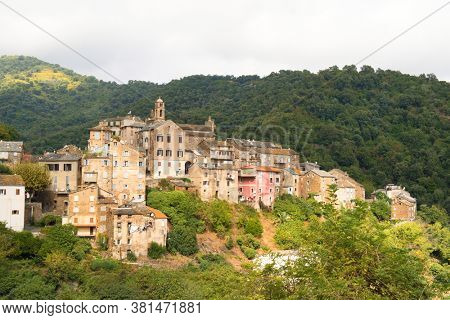 France Corsica French Casinca village 