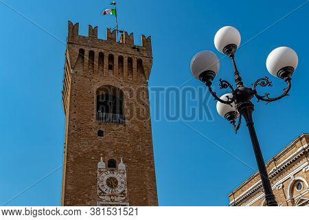 Recanati, The Marche City In The Province Of Macerata, Famous For Being The Birthplace Of The Great 