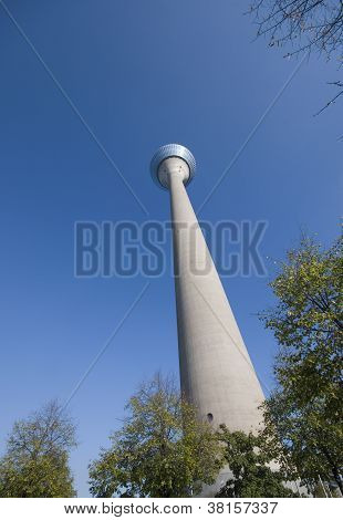 Rheinturm In Dusseldorf (germany , Europe)