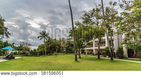 Tanjung Benoa, Bali / Indonesia - 11/14/2016 Peninsular Beach Resort On A Cloudy Summers Day