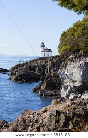 Rannikolla San Juan Island, Washington State