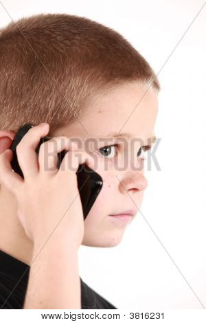 Chlapec a telefon