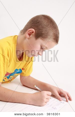 Chlapec a Pen