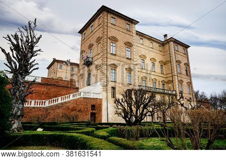 The Castle Of Govone In Piedmont, Italy