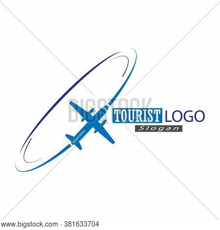 Travel Logo. Vector Illustration For A Logo, Template, Or Label Isolated On A White Background