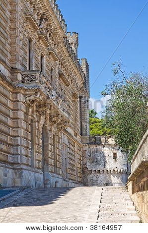Acquaviva hrad. Nardo. Puglia. Itálie.