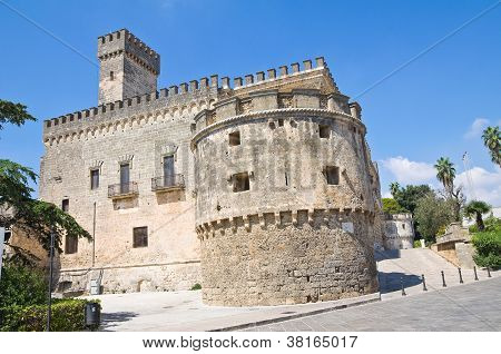 Acquaviva hrad. Nardo. Puglia. Itálie.