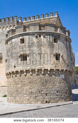 Acquaviva hrad. Nardo. Puglia. Itálie.