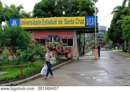 Ilheus, Bahia / Brazil - June 26, 2012: View Of The State University Of Santa Cruz (uesc) In The Cit