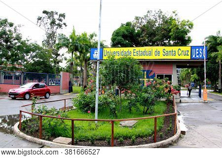 Ilheus, Bahia / Brazil - June 26, 2012: View Of The State University Of Santa Cruz (uesc) In The Cit