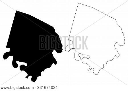 Jessamine County, Kentucky (u.s. County, United States Of America, Usa, U.s., Us) Map Vector Illustr