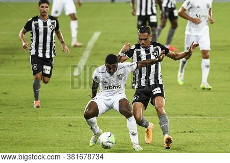 Rio, Brazil - August 19, 2020: Marquinhos Player In Match Between Botafogo And Atletico-mg By Brazil