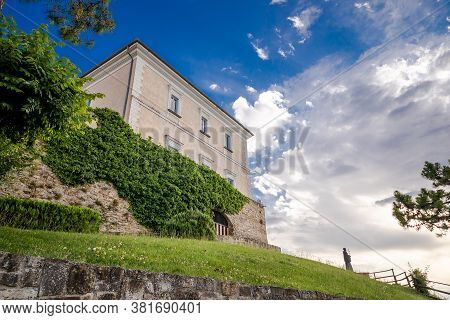 Noble Palace Of The Abbot, Built In The 17th Century, Located In The Ancient Castle Of Castellabate 