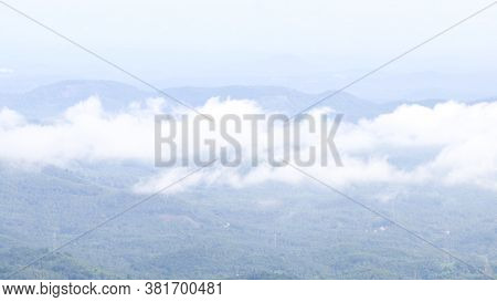 A Panoramic View Of The Valley From The Wayanad Ghats