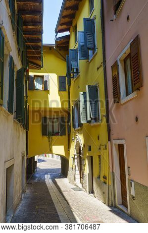 Nago, Trento, Trentino Alto Adige, Italy: Typical Street Of The Old Town