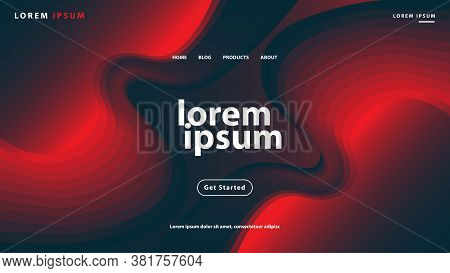 Abtract Gradient Background Website Landing Page, Suitable For Website And Mobile Apps.illustrator V