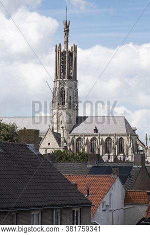 The St. Willibrord Basilica Is Located In The Center Of The Fortified Town Of Hulst